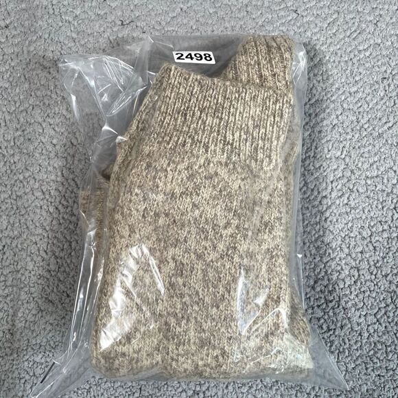 Vintage CBS Records Sweater Men's Pullover Cowl Neck Gray Wool Campus Small - Picture 8 of 8